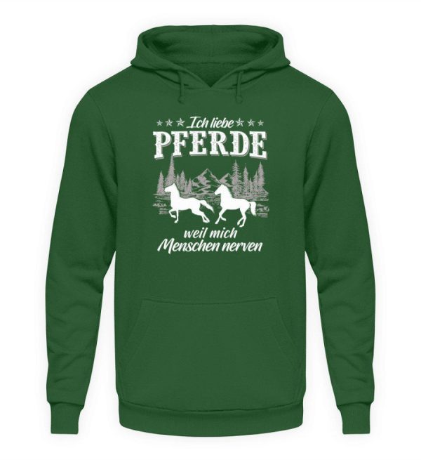 Pferde Menschen nerven · Unisex Kapuzenpullover Hoodie Im Angebot – Bild 4