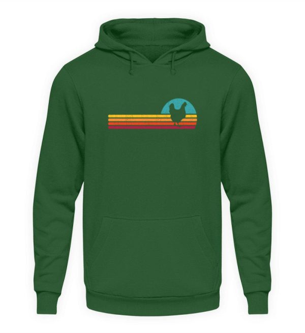 Huhn Retro · Unisex Kapuzenpullover Hoodie Verkauf – Bild 4
