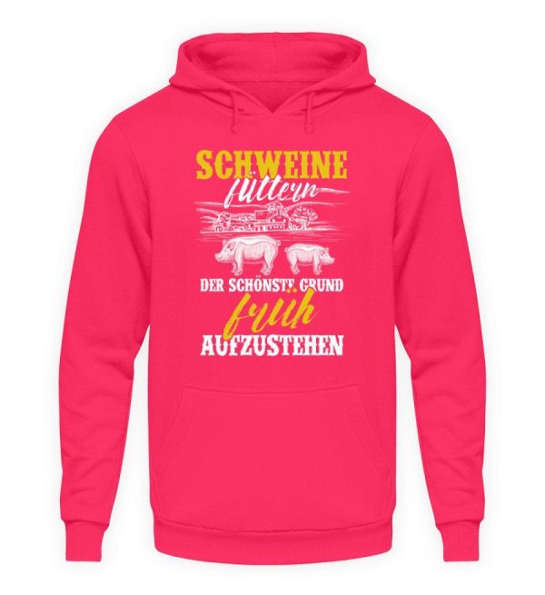 Schweine füttern · Unisex Kapuzenpullover Hoodie Zu verkaufen – Bild 3