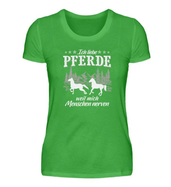 Pferde Menschen nerven · Damen T-Shirt Jetzt online – Bild 4