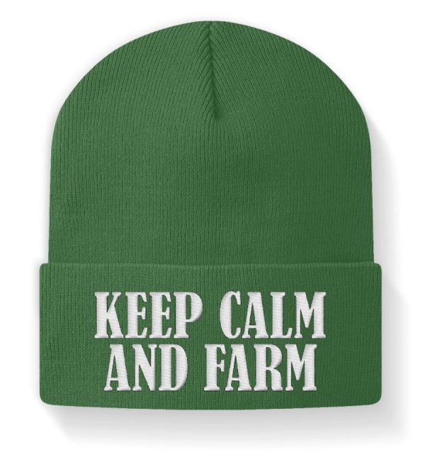 Keep Calm and Farm · Beanie Mütze Zu verkaufen – Bild 4