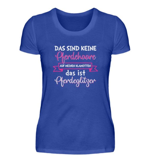 Pferdeglitzer Haare · Damen T-Shirt Online-Verkauf – Bild 5