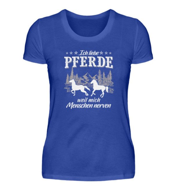 Pferde Menschen nerven · Damen T-Shirt Jetzt online – Bild 5