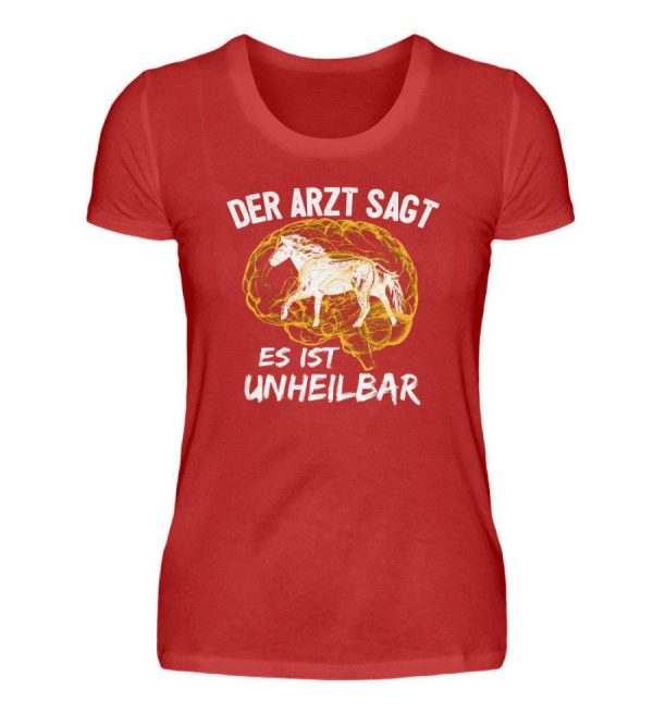 Pferde unheilbar · Damen T-Shirt Schn?ppchen – Bild 3