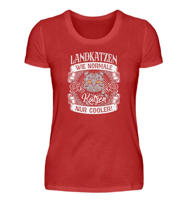 Landkatzen sind cooler · Damen T-Shirt Online – Bild 4