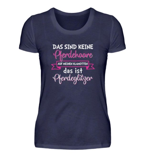 Pferdeglitzer Haare · Damen T-Shirt Online-Verkauf – Bild 2