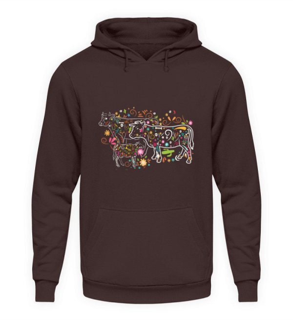 Kühe Colorful · Unisex Kapuzenpullover Hoodie Mode – Bild 5