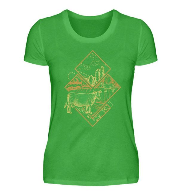 Kühe Geometric · Damen T-Shirt Online-Schn?ppchen – Bild 4