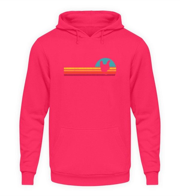 Huhn Retro · Unisex Kapuzenpullover Hoodie Verkauf – Bild 3