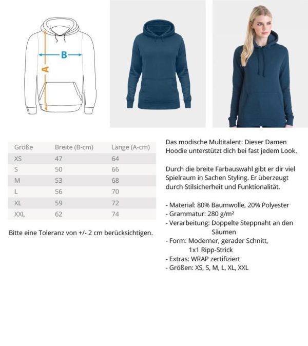 Q-Mädel  - Damen Hoodie Verkauf – Bild 4