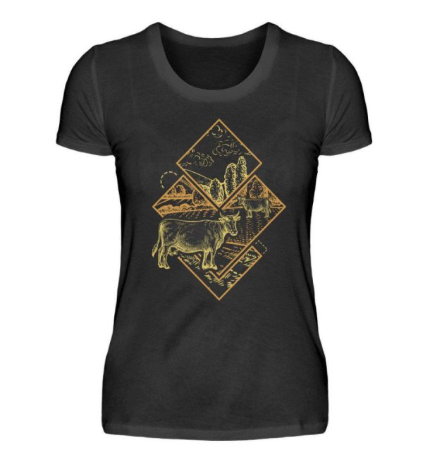 Kühe Geometric · Damen T-Shirt Online-Schn?ppchen