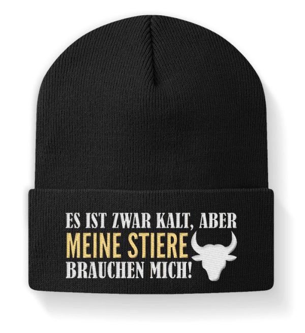 Meine Stiere brauchen mich · Beanie Mütze Verkauf