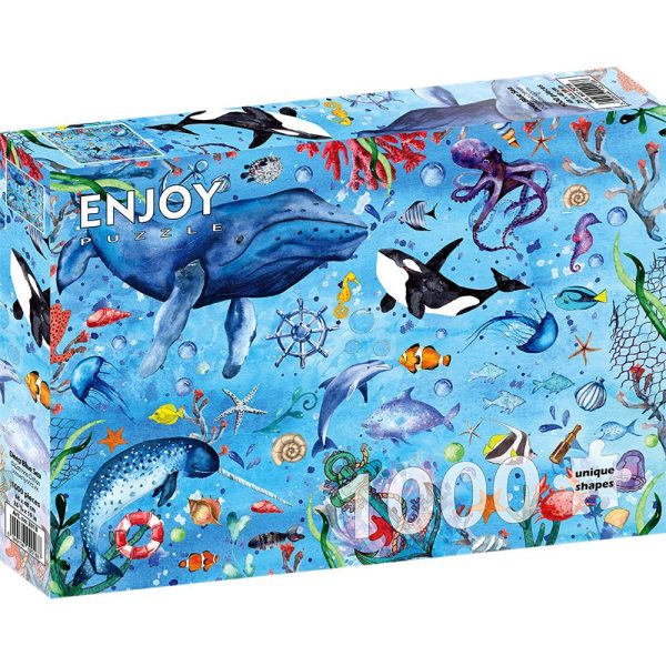 ENJOY Puzzle | 1000 Teile | Tiefblaues Meer Im Angebot