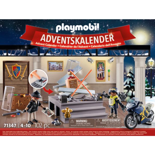 PLAYMOBIL 71347 Adventskalender Polizei Museumsdiebstahl Zu verkaufen – Bild 2