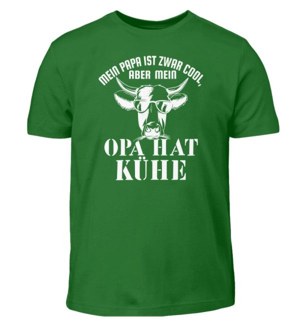 Papa ist cool aber Opa hat Kühe · Kinder T-Shirt Im Angebot – Bild 3