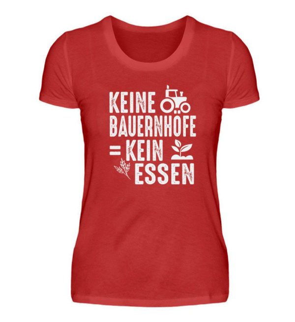 Keine Bauernhöfe kein Essen · Damen T-Shirt Mode – Bild 3