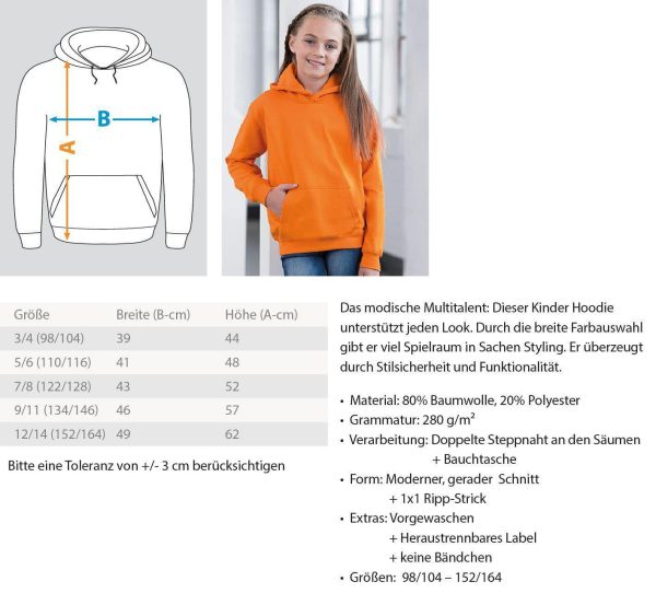 Ich erb den Hof · Kinder Kapuzenpullover Hoodie Verkauf – Bild 5