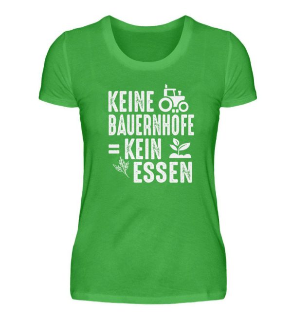 Keine Bauernhöfe kein Essen · Damen T-Shirt Mode – Bild 4