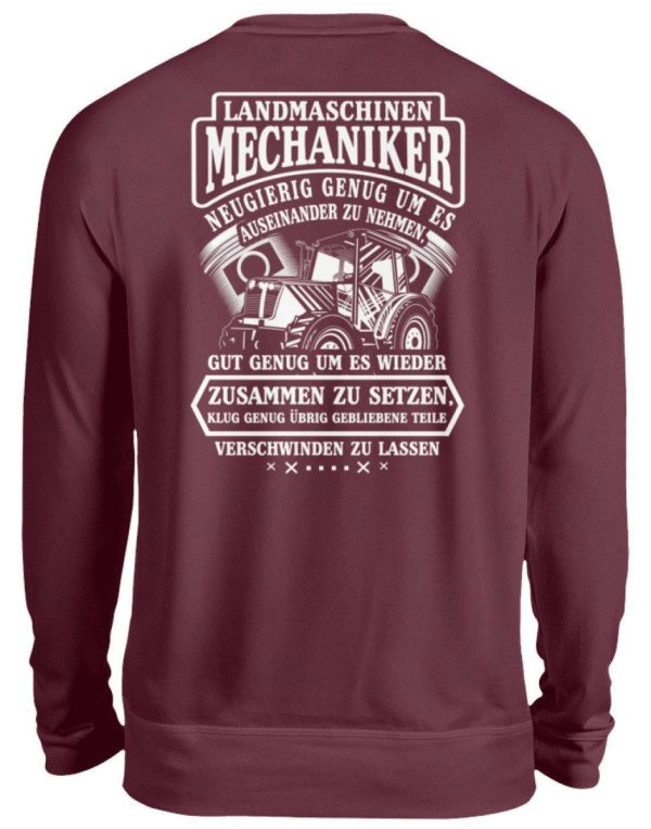 Mechaniker Neugierig · Unisex Sweatshirt Pullover Angebot – Bild 3