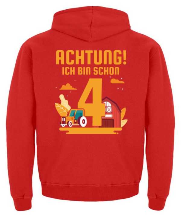 Ich bin schon 4 · Kinder Kapuzenpullover Hoodie Online – Bild 4
